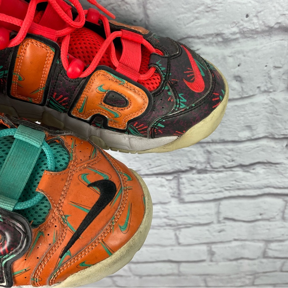 Nike Air More Uptempo Gs What The 90s Sneakers Size 6.5Y - Picture 5 of 9